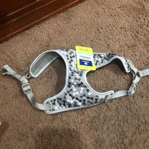 Gray dog harness